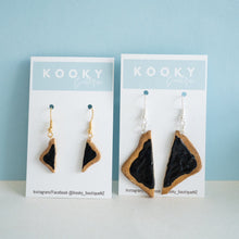 Load image into Gallery viewer, Marmite/Vegemite Toast Earrings