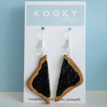 Load image into Gallery viewer, Marmite/Vegemite Toast Earrings