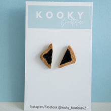 Load image into Gallery viewer, Marmite/Vegemite Toast Earrings