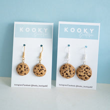 Load image into Gallery viewer, Chocolate Chip Cookie Earrings