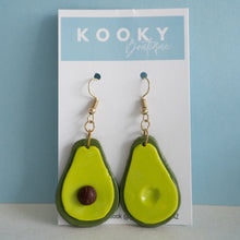 Load image into Gallery viewer, Avocado Earrings