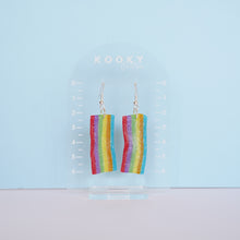 Load image into Gallery viewer, Rainbow Strip Earrings