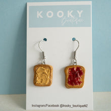 Load image into Gallery viewer, Peanut Butter and Jelly Earrings