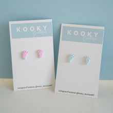 Load image into Gallery viewer, Baby Feet Studs