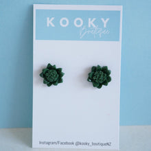 Load image into Gallery viewer, Succulent Flower Studs