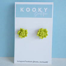 Load image into Gallery viewer, Succulent Flower Studs