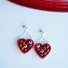 Load image into Gallery viewer, Heart Dessert Box Earrings