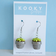 Load image into Gallery viewer, Succulent Pot Earrings - In Stock