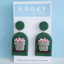 Load image into Gallery viewer, Succulent Shelf Life Earrings