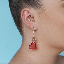 Load image into Gallery viewer, Love Potion Bottle Earrings