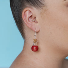 Load image into Gallery viewer, Love Potion Bottle Earrings