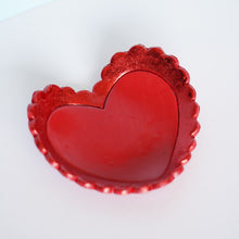 Load image into Gallery viewer, Trinket Dish - Red Love Heart