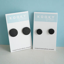 Load image into Gallery viewer, Black Studs