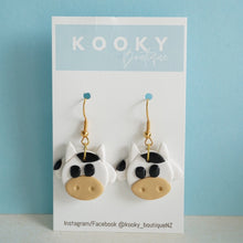 Load image into Gallery viewer, Cow Earrings
