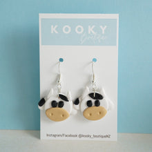Load image into Gallery viewer, Cow Earrings