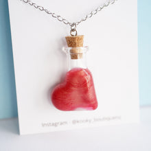 Load image into Gallery viewer, Love Potion Bottle Necklace