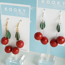 Load image into Gallery viewer, 3D Cherry Earrings