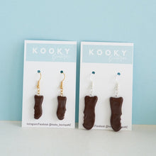 Load image into Gallery viewer, Chocolate Fish Earrings