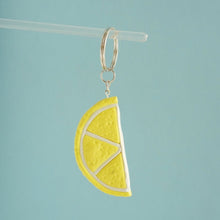 Load image into Gallery viewer, Lemon Slice Keyring