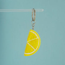 Load image into Gallery viewer, Lemon Slice Keyring