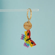 Load image into Gallery viewer, Butterfly Keyring - In Stock