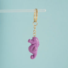 Load image into Gallery viewer, Seahorse Keyring - In Stock