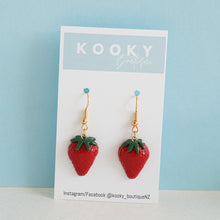 Load image into Gallery viewer, Strawberry Earrings