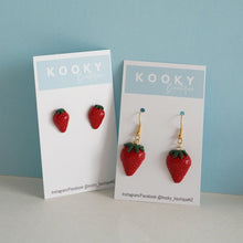 Load image into Gallery viewer, Strawberry Earrings