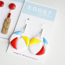 Load image into Gallery viewer, Beach Ball Earrings