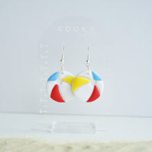 Load image into Gallery viewer, Beach Ball Earrings