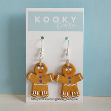 Load image into Gallery viewer, Light Brown Gingy Studs