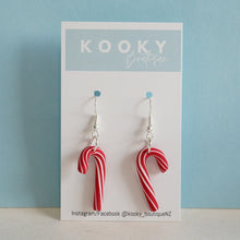 Load image into Gallery viewer, Candy Cane Earrings