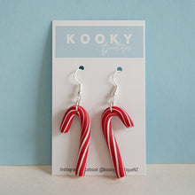 Load image into Gallery viewer, Candy Cane Earrings