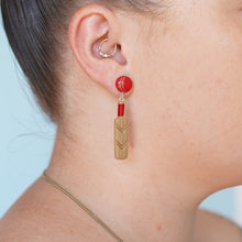 Load image into Gallery viewer, Cricket Bat Earrings