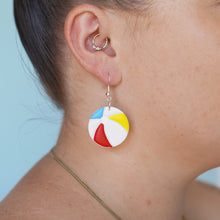Load image into Gallery viewer, Beach Ball Earrings