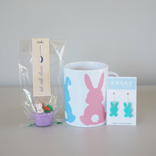 Load image into Gallery viewer, Easter Gift Set - Mug/Earrings/Hot Milk Stirrer