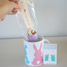 Load image into Gallery viewer, Easter Gift Set - Mug/Earrings/Hot Milk Stirrer