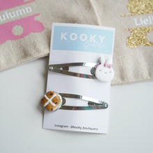 Load image into Gallery viewer, Easter Gift Set - Bunny Bag/Hair Clips/Hot Milk Stirrer