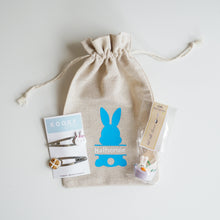 Load image into Gallery viewer, Easter Gift Set - Bunny Bag/Hair Clips/Hot Milk Stirrer