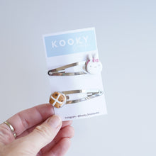 Load image into Gallery viewer, Easter Gift Set - Bunny Bag/Hair Clips/Hot Milk Stirrer