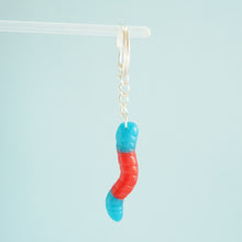 Load image into Gallery viewer, Gummy Worm Keyring - In Stock