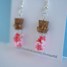 Load image into Gallery viewer, Jar Of Hearts Earrings (Pink/White/Red)