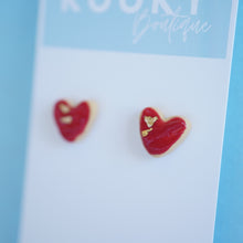 Load image into Gallery viewer, Sugar Cookie Heart Stud