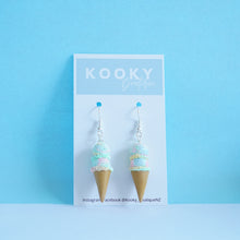 Load image into Gallery viewer, Pastel Rainbow Ice Cream Earrings