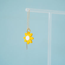 Load image into Gallery viewer, Single Sunflower Thread Earrings