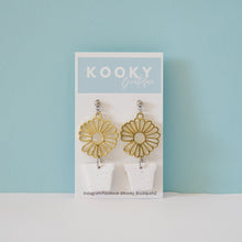 Load image into Gallery viewer, Sunflower Pot Plant Earrings