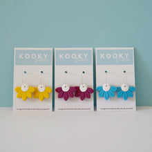 Load image into Gallery viewer, Half Flower Earrings