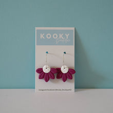 Load image into Gallery viewer, Half Flower Earrings