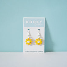 Load image into Gallery viewer, Single Sunflower Earrings