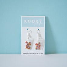 Load image into Gallery viewer, Rainbow Lollipop Lolly Bag Earrings